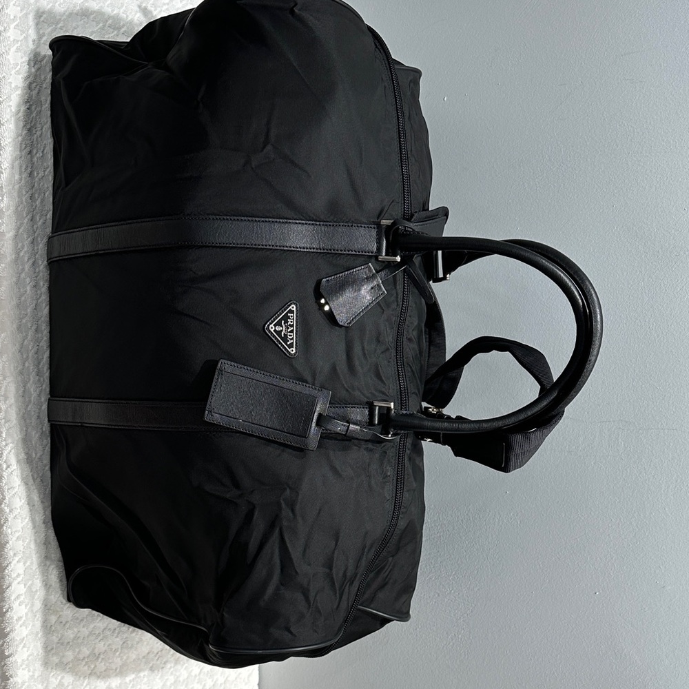 Prada Black Duffel Bag for Men